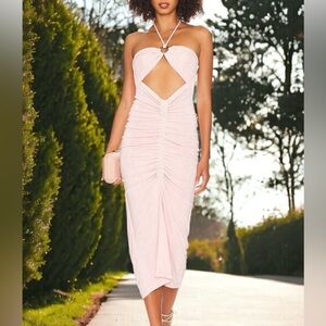 L*Space Stina Midi Dress in Rose Quartz Size: XS